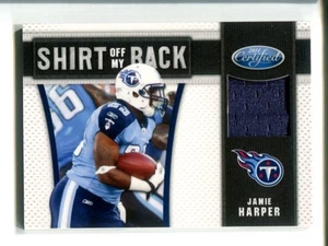 2011 Panini Certified - Shirt Off My Back #20  Jamie Harper #/250 🏈 RC - Picture 1 of 3