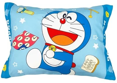 MORIPiLO Children's Low-Profile Pillow Doraemon Secret Gadgets Navy Approx. - Image 1 of 4
