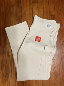 Vintage Made USA Painters Work HOME DEPOT Dungarees Pants W38xL33 Skate Y2K - Picture 1 of 3