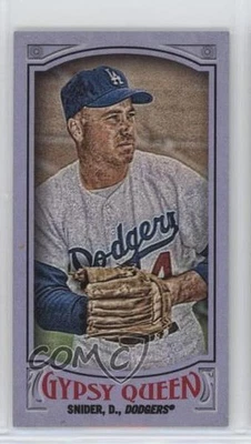 2016 Topps Gypsy Queen Mini Purple /250 Duke Snider #309 HOF - Image 1 of 2