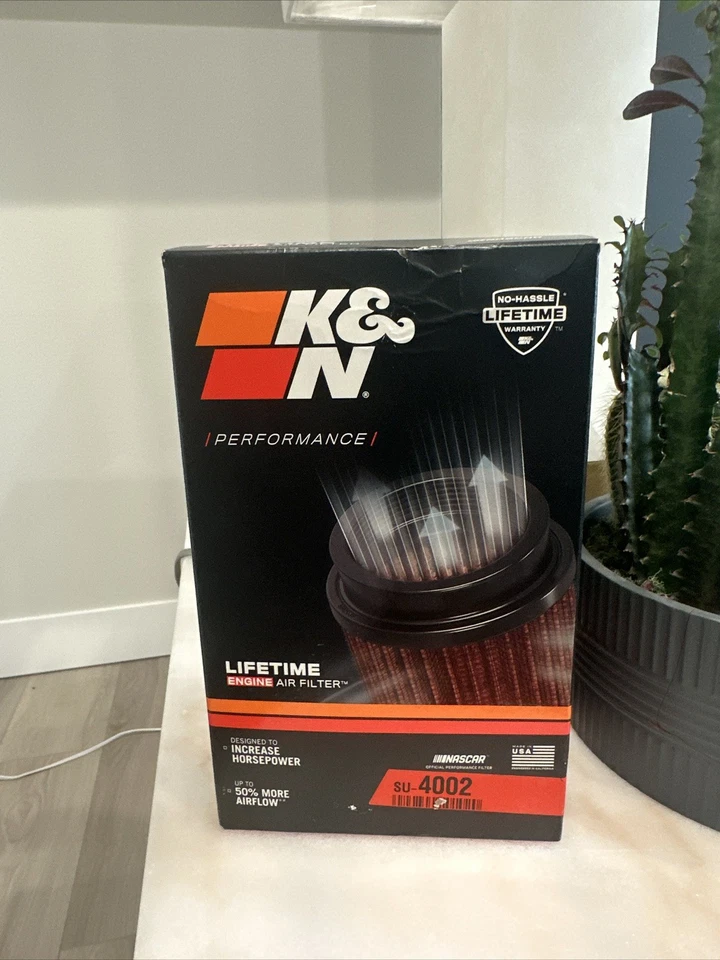 Filtro de ar K&N SU-4002 para Suzuki Quadsport Z400 Arctic Cat 400 Kawasaki KFX400 - Imagem 1 de 1