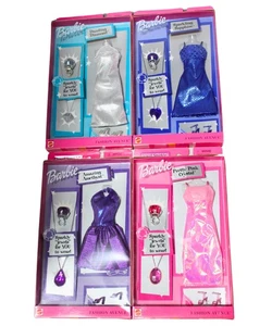 Lot of 4: Barbie Fashion Avenue Clothes, Jewel Sparkle - Imagen 1 de 4