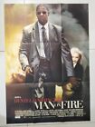 Man on Fire * Affiche indienne 1-Sht org 2004 * Denzel Washington * Action