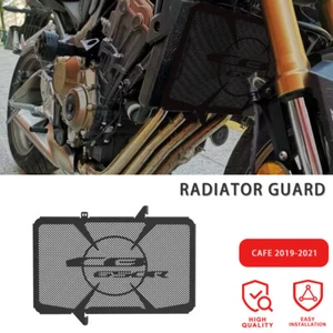Protector de cubierta de rejilla de radiador para motocicleta compatible con Honda CB650R 2019-2024 - Imagen 1 de 9