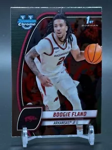 2024-25 1st Bowman Chrome U University #11 Bookie Finlandia Arkansas - Imagen 1 de 2