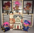 Russ POLICE TROLL DOLL Display including Prisoners, Cells and Station! Free Ship