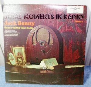 Great Moments In Radio Volume One - Vinyl LP Narrated By Jack Benny - Imagen 1 de 5