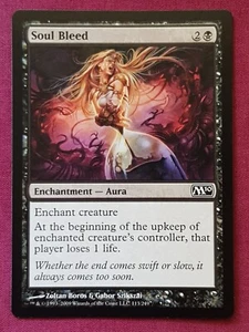 Magic The Gathering 2010 CORE SET M10 SOUL BLEED black card MTG - Picture 1 of 2