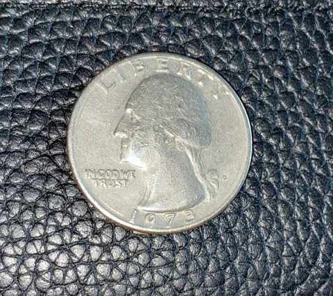 Rare 1973 Washington Quarter Mint Mark Cover