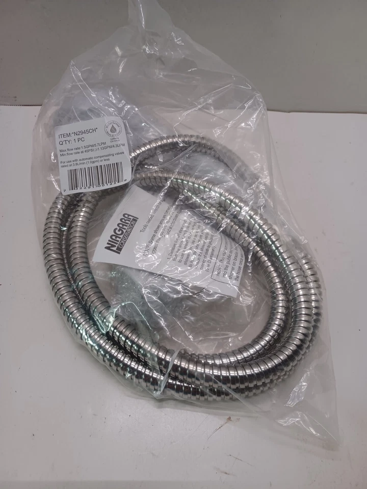 Hand Held Shower Head Low Flow 9-jet Turbo Massage 1.5gpm Energy & Water Saver - Image 1 of 4