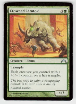 Gatecrash #117 Crowned Ceratok - Image 1 of 2