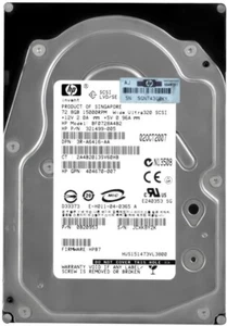 Hard Drive HP 321499-005 72GB 15000U/Min 8MB SCSI U320 BF0728A4B2 3.5'' Inch - Picture 1 of 3