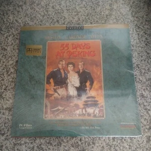 55 Days at Peking (1963 Film) Laserdisc NTSC Charlton Heston Action/Adventure - Picture 1 of 2