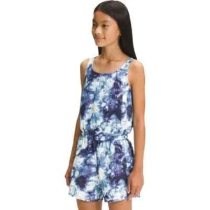 NEW The North Face Amphibious Class V Blue Tie Dye Flashdry Romper Girls L 14-16 - Picture 1 of 9