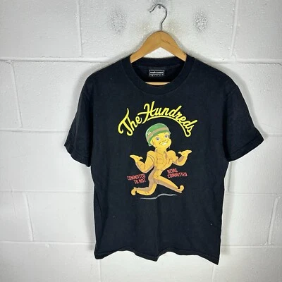 Vintage The Hundreds Shirt Mens Medium Black Adam Bomb Skater Skate Y2K 00s* - Image 1 of 4