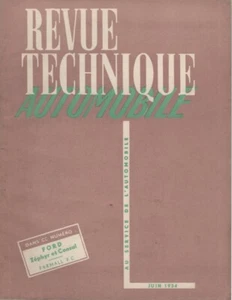 REVUE TECHNIQUE AUTOMOBILE 98 RTA 1954 FORD ZEPHYR FORD CONSUL TRACTEUR FARMALL - Imagen 1 de 5