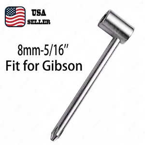 Llave de ajuste hexagonal de varilla de armadura para guitarra acústica 8 mm (5/16") para guitarra Gibson - Imagen 1 de 5