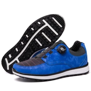 Zapatos de golf impermeables para hombre antideslizantes sin picos zapatos de golf transpirables - Imagen 1 de 26