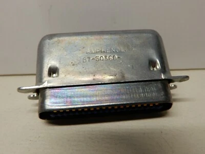 Amphenol 57-30360 36 Pin Connector and Shell NOS Qty 1 Right Angle Version - Image 1 of 4
