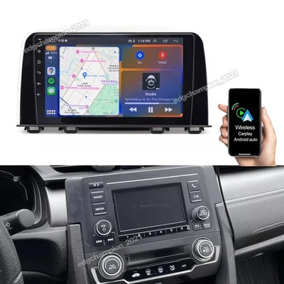 10.1" For 2017-2021 Honda CR-V CRV Android 13.0 Car Radio GPS Navi WiFi Carplay - Image 1 of 4