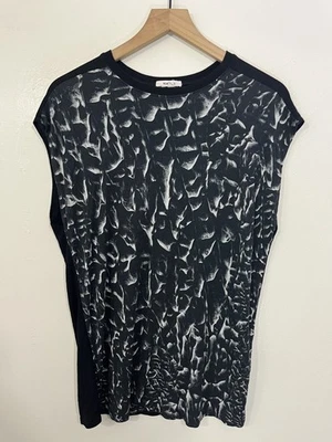 Helmut Lang Maximalist Chic Artsy Y2K Rocker Indie Goth Top S Grunge Street Alt - Image 1 of 4