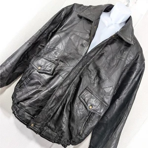Neu ohne Etikett! LEATHER & SOUL! FEINE SCHWARZE ECHTLEDER PATCHWORK JACKE, MANTEL! gr xl - Bild 1 von 12