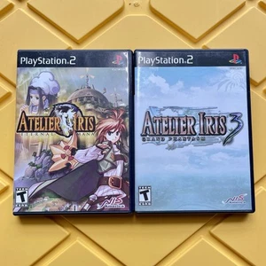 ATELIER IRIS BUNDLE: ETERNAL MANA & GRAND PHANTASM PS2 PREOWNED COMPLETE CIB - Picture 1 of 12
