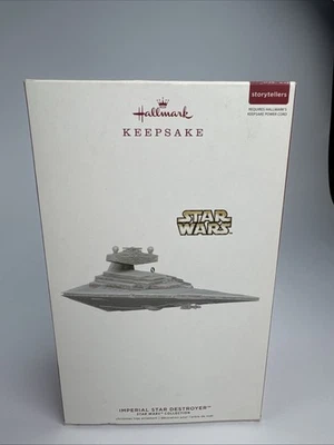 Hallmark Keepsake 2019 Storytellers Star Wars Imperial Star Destroyer Ornamento Foto 1 de 4