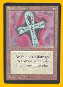 MTG ANKH OF MISHRA Beta (OldManMTG 012-191) - Picture 1 of 11