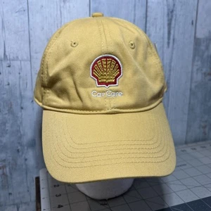 Shell Car Care Yellow Cotton Cap Hat ADJUSTABLE PAGE & TUTTLE - Picture 1 of 9