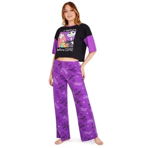 Disney The Nightmare Before Christmas Womens Pyjama Set Nightwear Soft - Picture 1 of 6