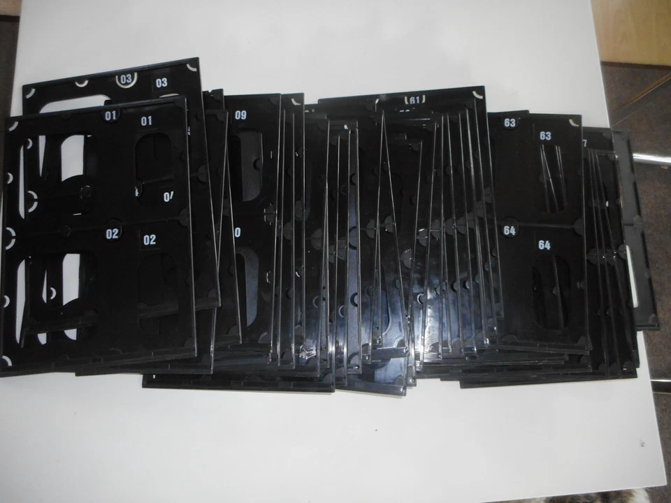 Komplette Coverhalter Schieberegister für NSM Music Musikboxen von 00 - 99 - Bild 1 von 1