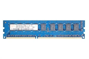 Memoria RAM DDR3 Hynix 1 GB 2RX8 PC3-8500E-7-10-D0 (2 unidades/2 GB en total) - Imagen 1 de 2