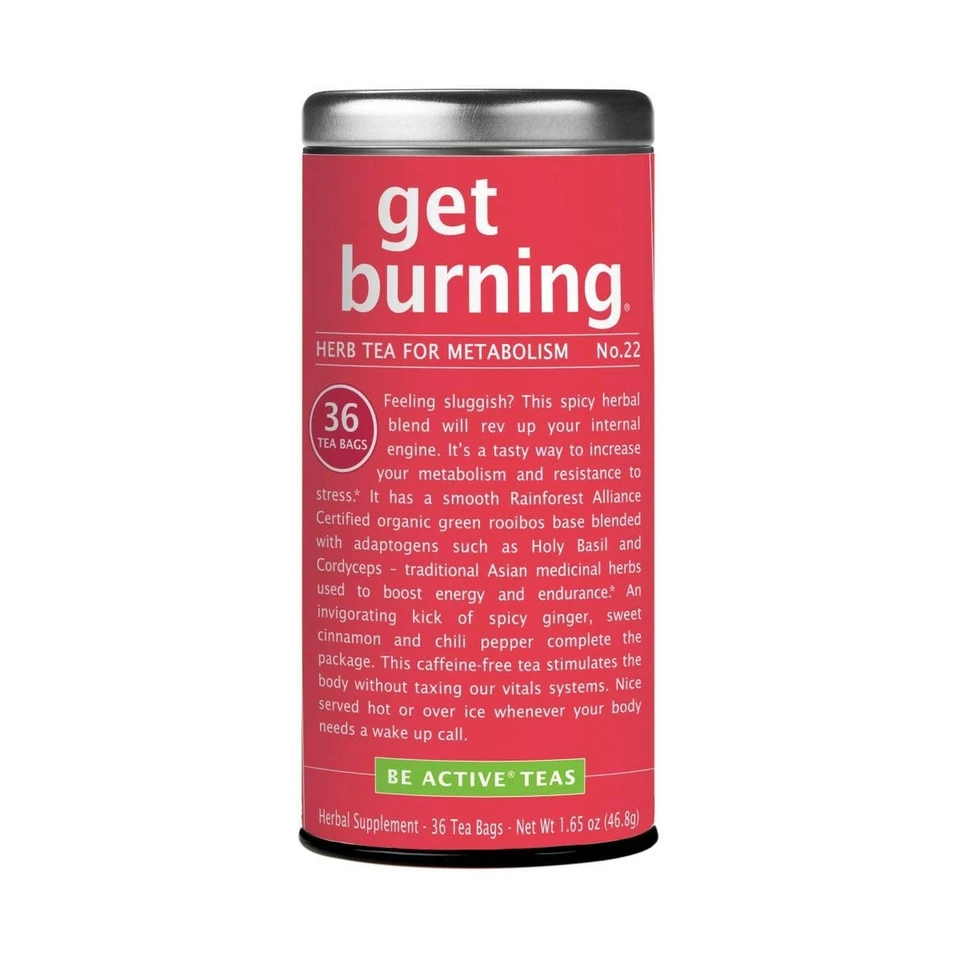 The Republic of Tea Be Active Green Rooibos Get Burning - Herb for Metabolism