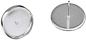 20stk Ohrstecker Fassung für 10mm Cabochons Altsilber Ohrsteckerrohlinge Rund Me - Bild 1 von 4