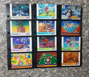 Vintage 12 MSX Games ( Twin Bee - Nemesis - Kinghtmare - Penguin ) صخر Konami - Picture 1 of 2