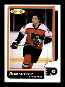 1986-87 O-Pee-Chee Hockey Ron Sutter #109 Philadelphia Flyers NM Near Mint - Picture 1 of 2