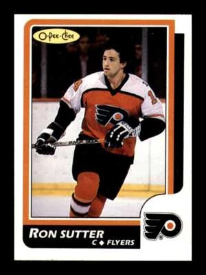1986-87 O-Pee-Chee Hockey Ron Sutter #109 Philadelphia Flyers NM Near Mint - Image 1 of 2