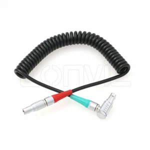 Timecode Cable Straight 5 Pin to Right Angle 5 Pin for Lockit ARRI Alexa SD 664 - Picture 1 of 3