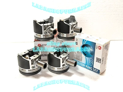 Piston Complete Set Pistones Aros Pasador LADA 2105 79,8 79.8 Pistón Juego - Image 1 of 4