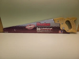 "Sierra de mano Disston 26"" R-1 Tradesman 8 puntos corte transversal punto duro firma nueva en stock EE. UU. - Imagen 1 de 24