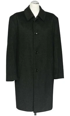 Bugatti Men's Loden Coat 50 M Grey Anthracite Single Row half Long Loden - Image 1 of 4