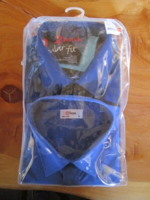 CAMISAS DE NEGOCIOS NUEVAS PARA HOMBRE PAQUETE DOBLE TALLA 46 *** GENIAL *** NUEVAS EN PAQUETE Foto 1 de 3