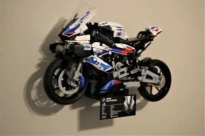 Ultimate Display Solutions wall mount display for Lego 42130 BMW M 1000RR - Image 1 of 4