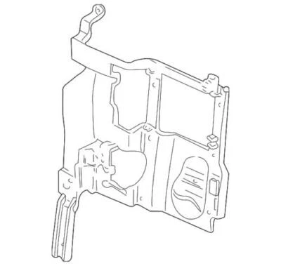 Soporte de faros genuino GM 2003-2007 GMC Sierra 1500 2500 3500 HD SLE 15798923 Foto 1 de 2