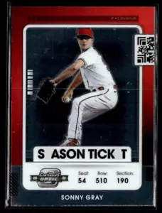 2021 Panini Contenders #58 Sonny Gray Optic - Picture 1 of 2