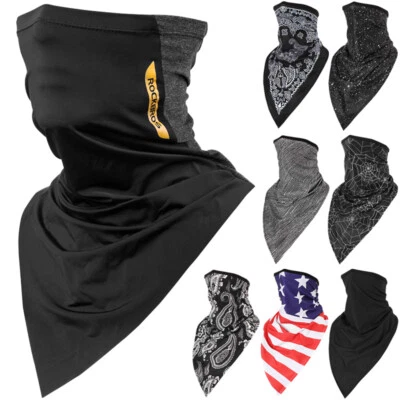 Bandana Cuello Polaina Pasamontañas Facial Bufanda Máscara Secado Rápido Media Máscara para Hombres Mujeres Foto 1 de 4