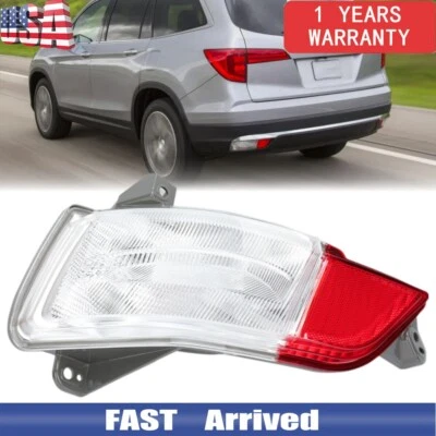 Luces de retroceso traseras halógenas del lado izquierdo para Honda Pilot 2016 2017 2018 Foto 1 de 4