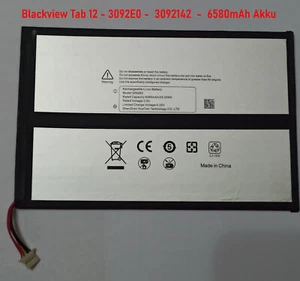Blackview Tab 12 Akku -  6580mAh - 3092142 - 3092E0 - Afbeelding 1 van 2