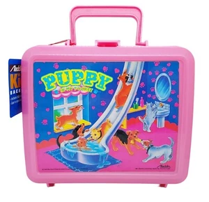Vintage 1994 Puppy in My Pocket Lunch Box and Thermos by Alladin NEW - Picture 1 of 12
